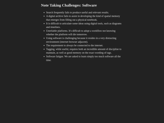 experiments/noter/challenges-software screenshot