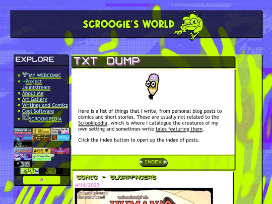 blog screenshot
