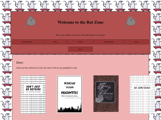zines screenshot