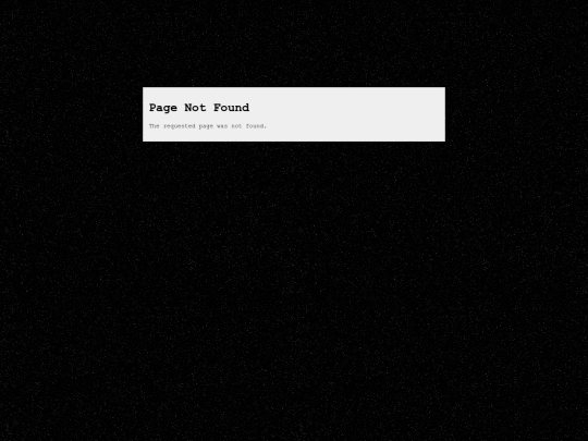 not_found screenshot