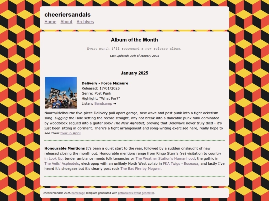 2025/music/albumofthemonth screenshot