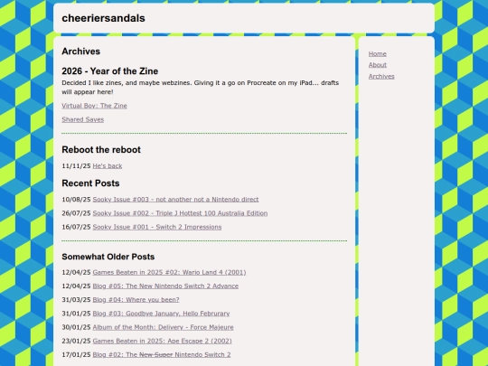 archives screenshot