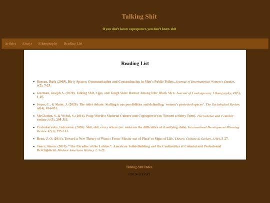 reading-list screenshot