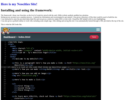 index screenshot