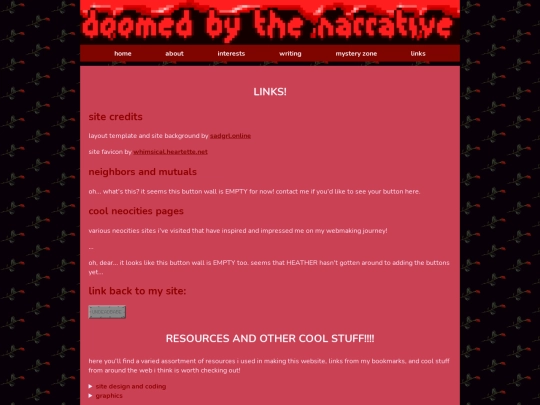 links screenshot