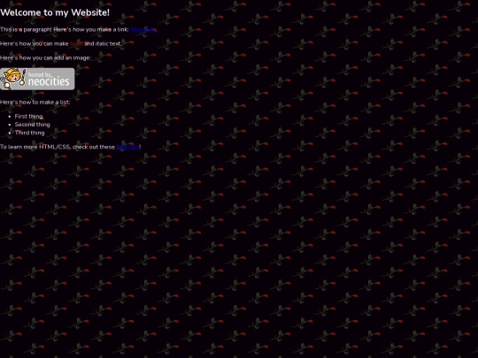 writing screenshot
