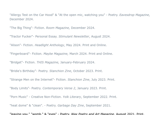 Published screenshot