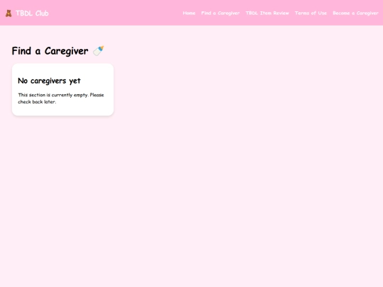 caregiver screenshot