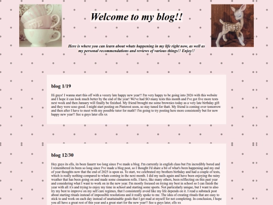 blog screenshot