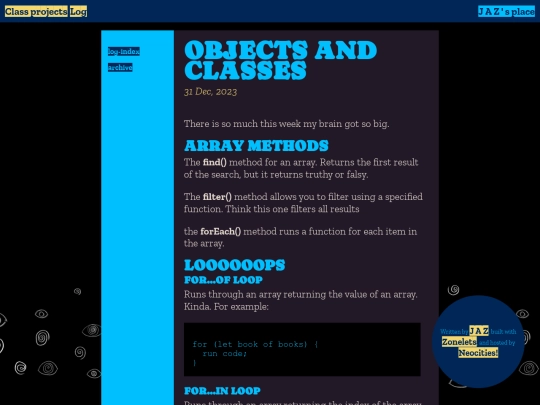 log/posts/2023-12-31-Objects-and-Classes screenshot