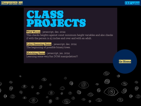 projects screenshot