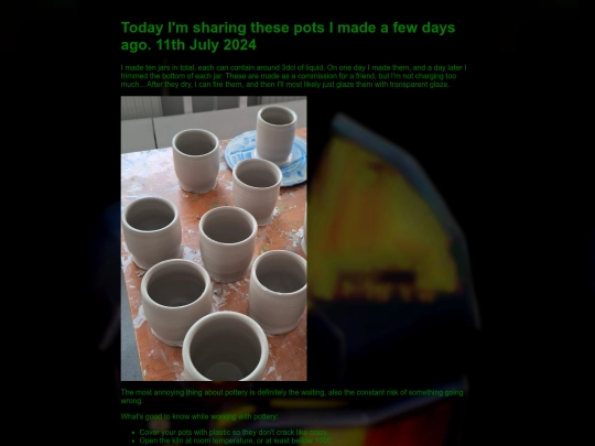 Pages/pottery screenshot