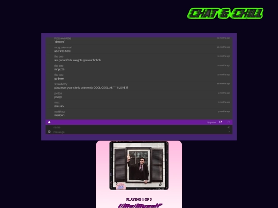 Chatroom screenshot