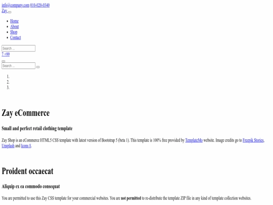 index screenshot