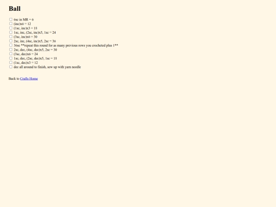crafts/crochetball screenshot