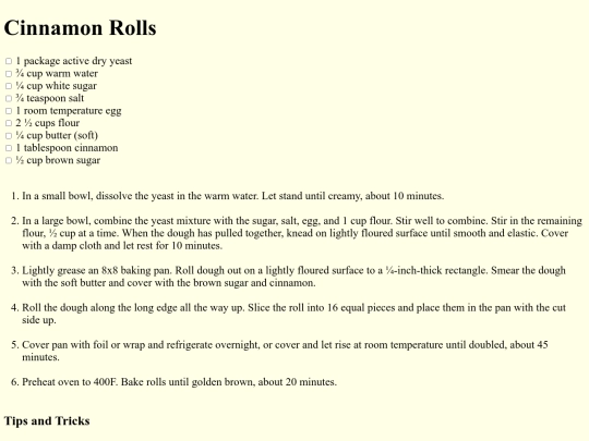 recipes/breakfasts/cinnamonrolls screenshot