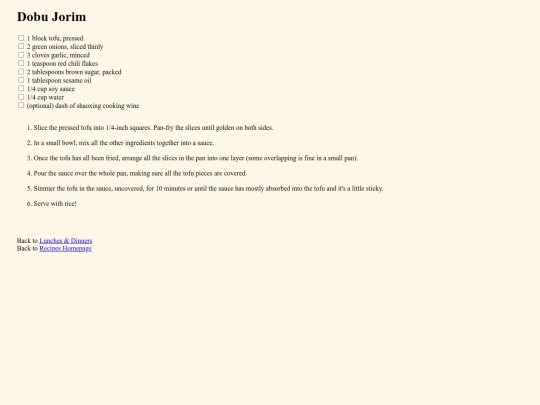 recipes/dinners/dobujorim screenshot