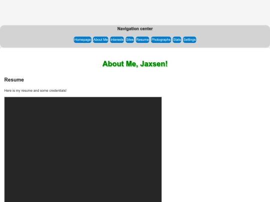 resume screenshot