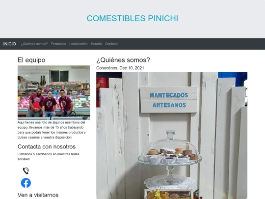 Comestibles Pinichi screenshot