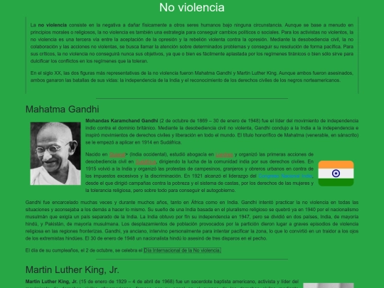 No violencia BootStrap/noviolencia screenshot