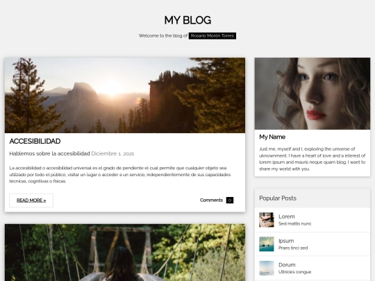 Pagina rss screenshot