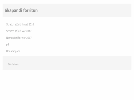 index screenshot