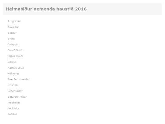 nemendur screenshot