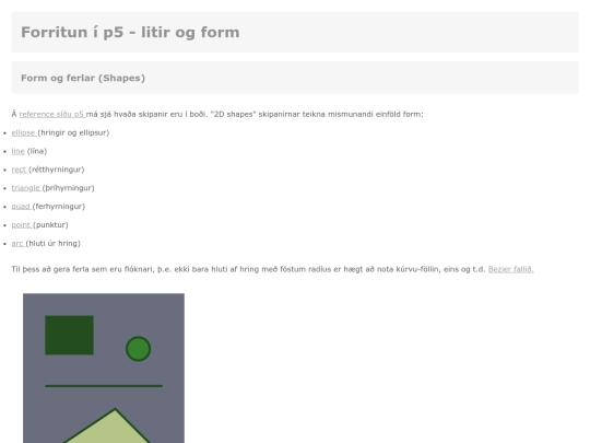 verkefni1 screenshot