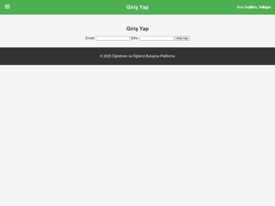login screenshot
