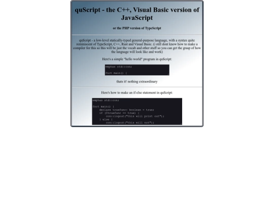 other/quscript screenshot