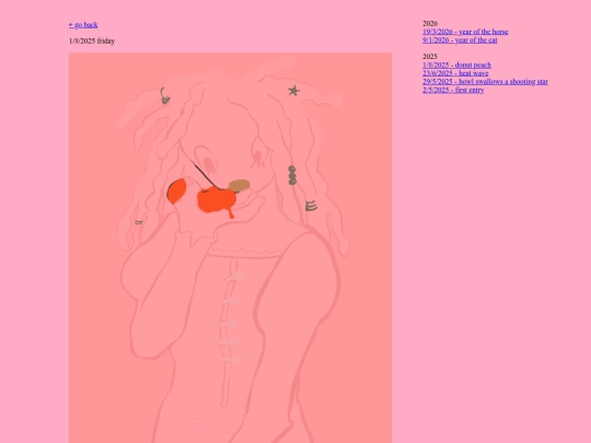 diary/donutpeach screenshot