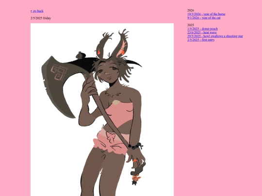 diary/firstentry screenshot