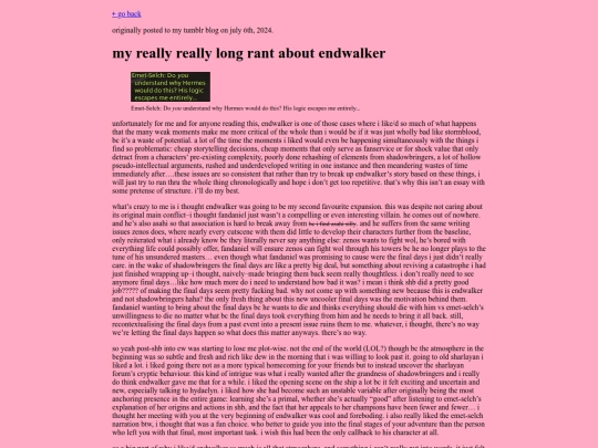 endwalkerrant screenshot