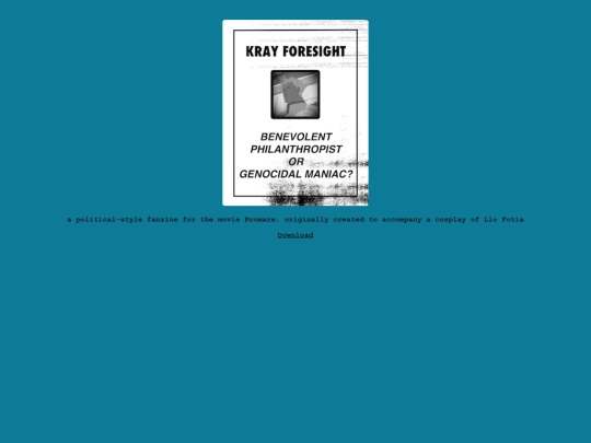 gallery/zines/anti-foresight screenshot