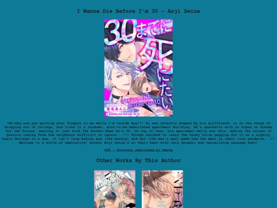 library/titles/i_wanna_die_before_im_30 screenshot