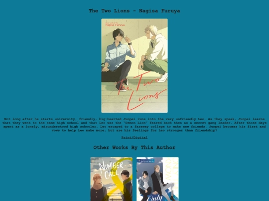 library/titles/the_two_lions screenshot