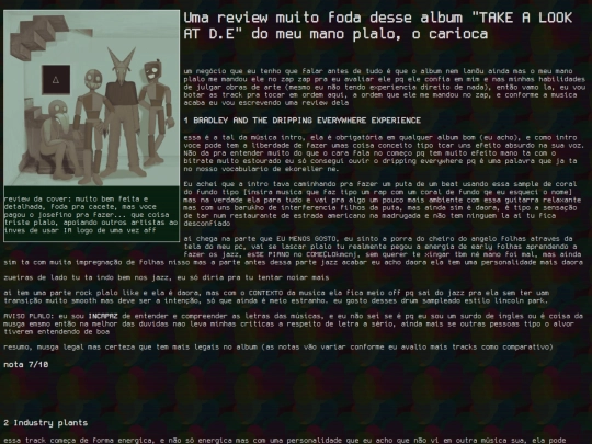 BLOG/review album do plalo screenshot