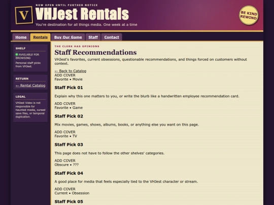 staff-picks screenshot