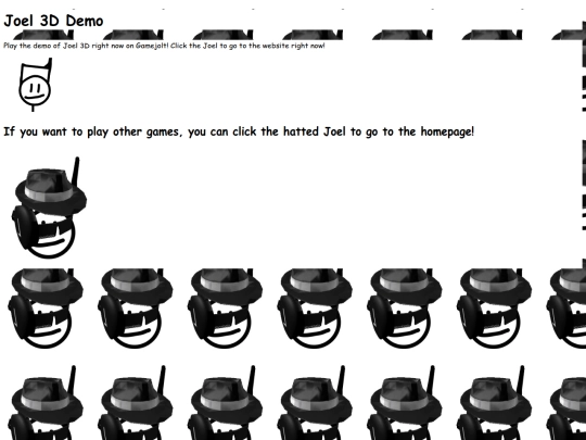joel3dpage screenshot