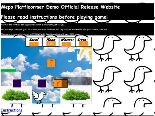mepoplatformerpage screenshot
