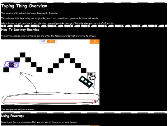 typinginstruction screenshot