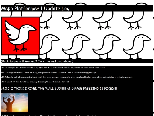 updatelog screenshot