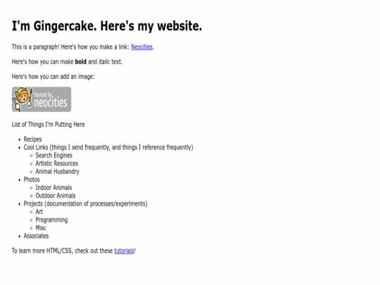 index screenshot