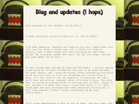 blog screenshot