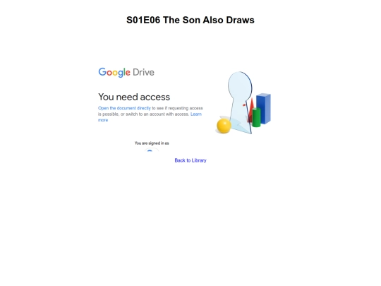 site/ S01E06 The Son Also Draws screenshot
