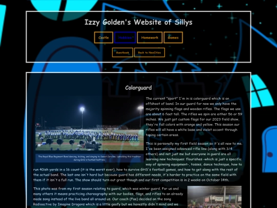 hobbies screenshot
