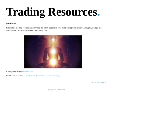 mindfulness screenshot
