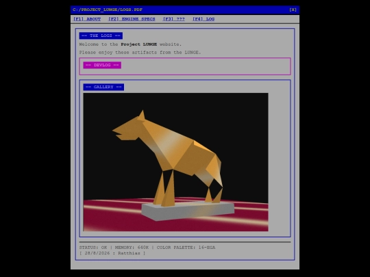 log screenshot