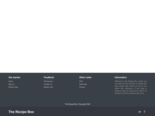 footer screenshot