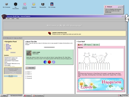 index screenshot